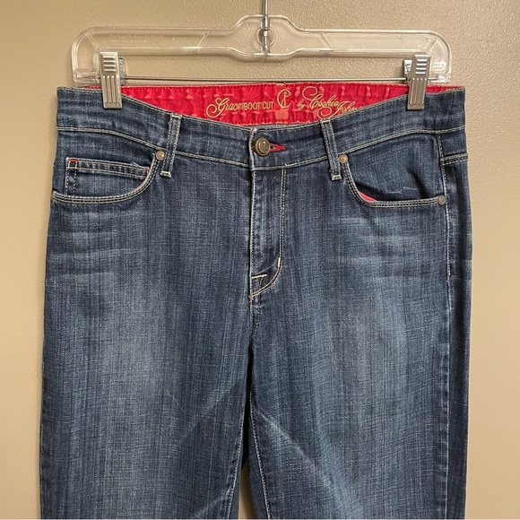 Grace bootcut by Cookie Johnson - size 28 denim jeans Made in USA - Picture 3 of 15